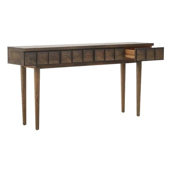Layton Solid Wood Console Table With 4 Drawers In Light Oak_3