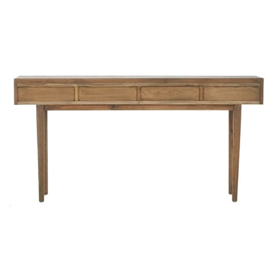 Layton Solid Wood Console Table With 4 Drawers In Light Oak_5