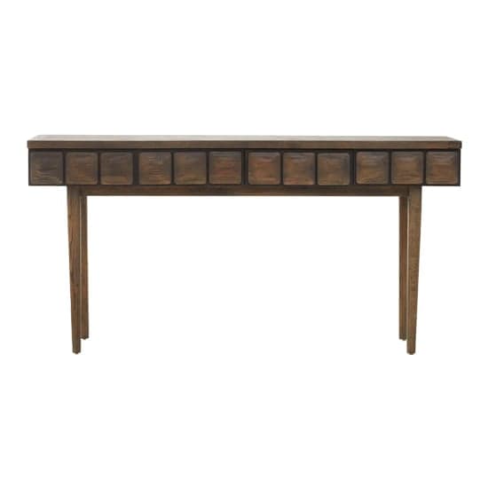 Layton Solid Wood Console Table With 4 Drawers In Light Oak_1