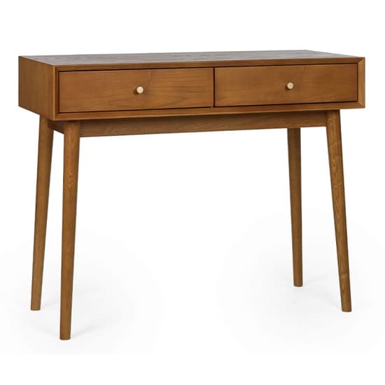 Layton Wooden Console Table With 2 Drawers In Cherry_2