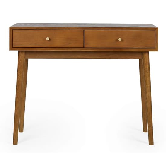 Layton Wooden Console Table With 2 Drawers In Cherry_3
