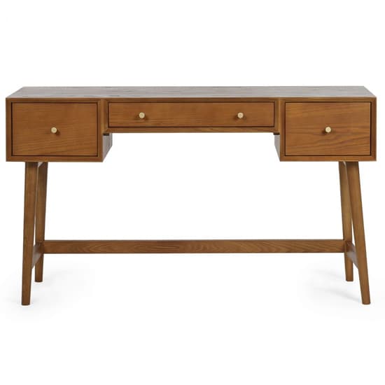 Layton Wooden Dressing Table With Stool In Cherry_3
