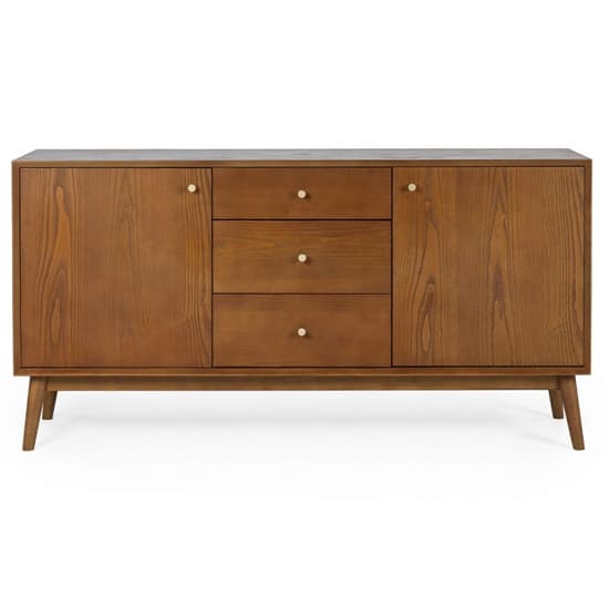 Layton Wooden Sideboard Large With 2 Doors 3 Drawers In Cherry_5