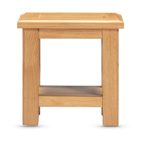 Lecco Wooden Lamp Table Square In Oak_1
