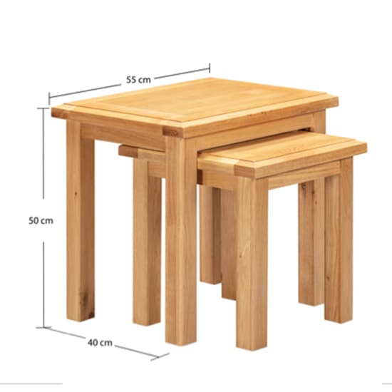 Lecco Wooden Nest Of 2 Tables In Oak_3