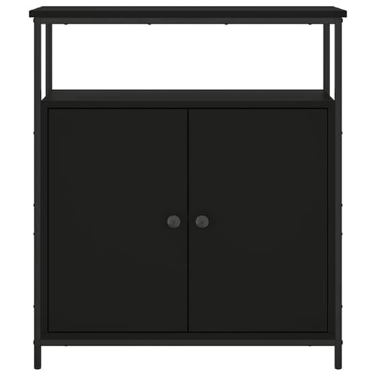 Lecco Wooden Sideboard With 2 Doors 1 Shelf In Black_4