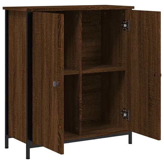 Lecco Wooden Sideboard With 2 Doors In Brown Oak_3