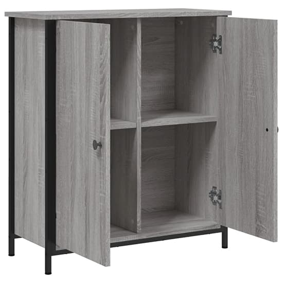 Lecco Wooden Sideboard With 2 Doors In Grey Sonoma Oak_3