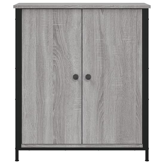 Lecco Wooden Sideboard With 2 Doors In Grey Sonoma Oak_4