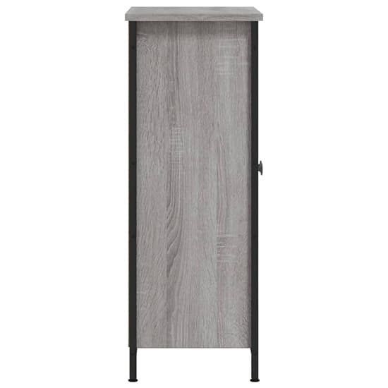 Lecco Wooden Sideboard With 2 Doors In Grey Sonoma Oak_5