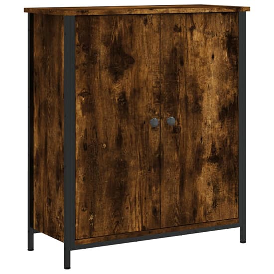 Lecco Wooden Sideboard With 2 Doors In Smoked Oak_2