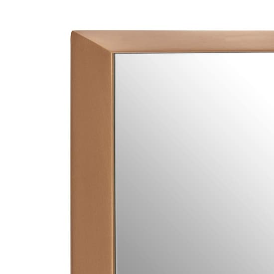 Lecotik Large Square Wall Mirror In Gold_3