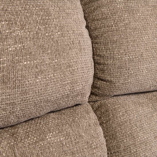 Leda Fabric Electric Recliner 2 Seater Sofa With USB In Sand_2
