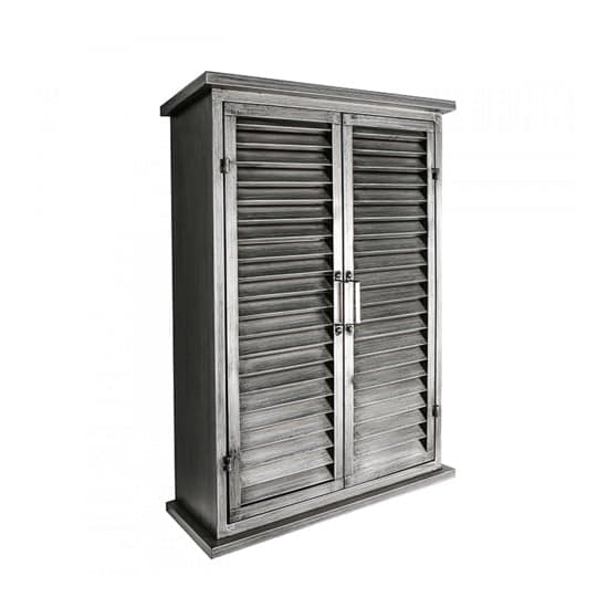 Leeds Metal Wall Storage Unit In Silver And Anthracite_2