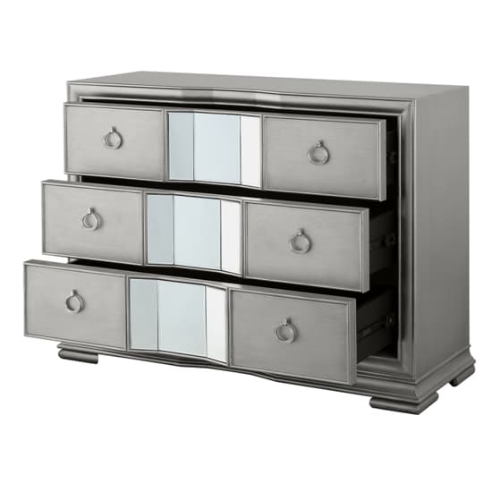 Leeds Mirrored Chest Of 3 Drawers In Grey_3