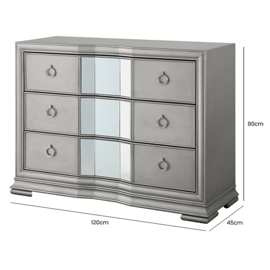Leeds Mirrored Chest Of 3 Drawers In Grey_6