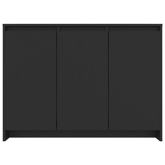 Leehi Wooden Sideboard With 3 Doors In Black_3