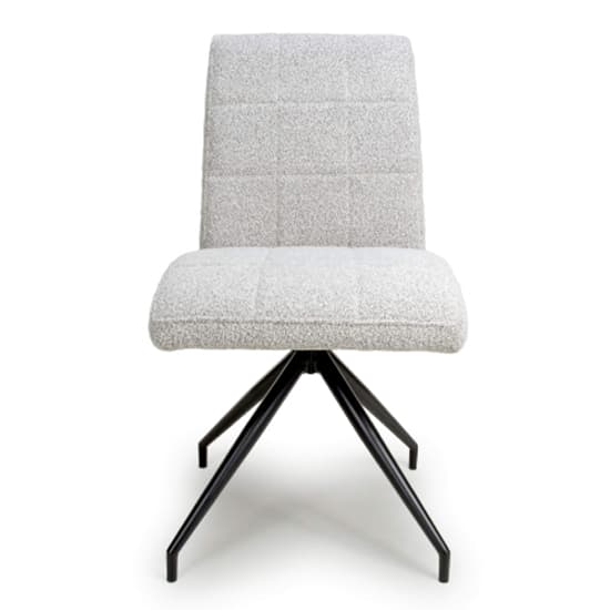Legain Smoke Grey Boucle Fabric Dining Chairs In Pair_5