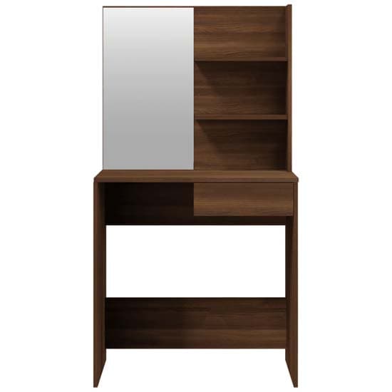 Legian Wooden Dressing Table With Stool In Brown Oak_4