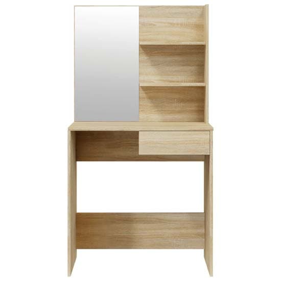 Legian Wooden Dressing Table With Stool In Sonoma Oak_4