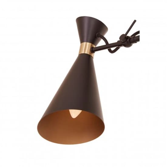 Lenox 3 Bent Arm Pendant Light In Black And Gold_3