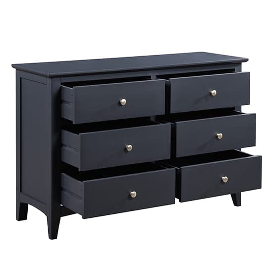 Lenox Wooden Chest Of 6 Drawers Wide In Off Black_4