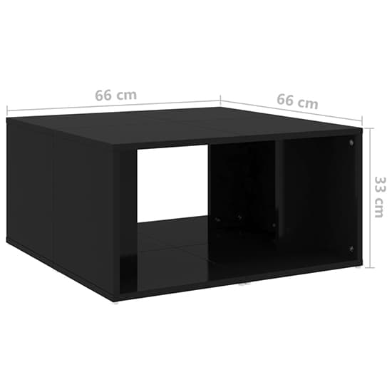 Leonia Square High Gloss Coffee Tables In Black_6