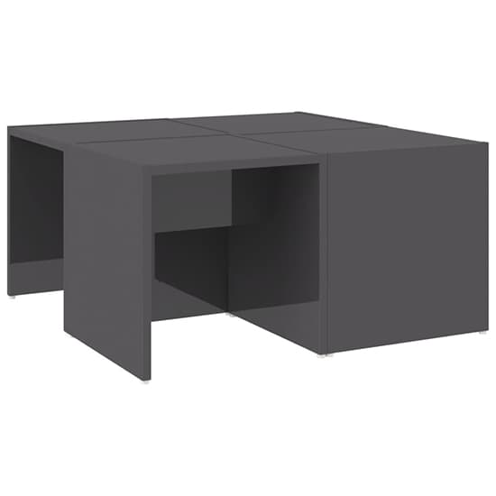 Leonia Square High Gloss Coffee Tables In Grey_3