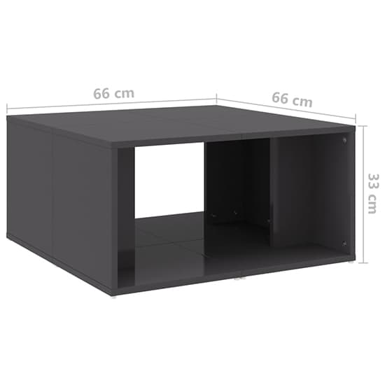 Leonia Square High Gloss Coffee Tables In Grey_6
