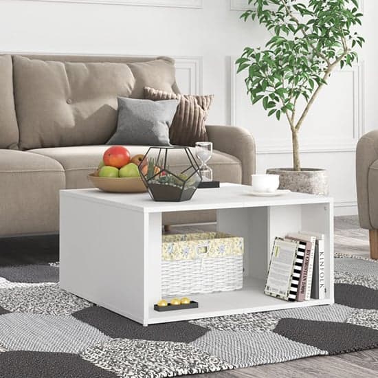 Leonia Square Wooden Coffee Tables In White_2