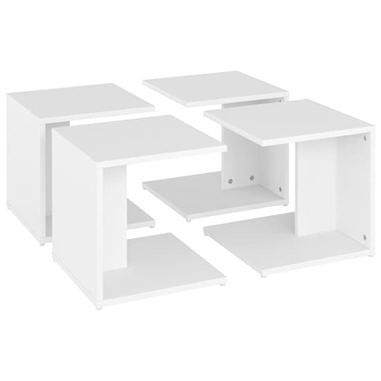 Leonia Square Wooden Coffee Tables In White_5