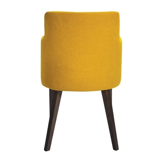 Lergs Curved Back Velvet Armchair In Nordic Gold_3