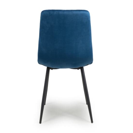 Leuven Blue Brushed Velvet Dining Chairs In Pair_6