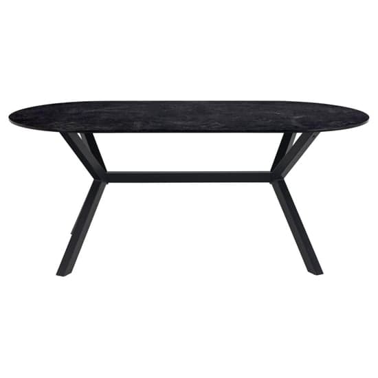 Lexis Ceramic Dining Table With Steel Frame In Black Fairbanks_2