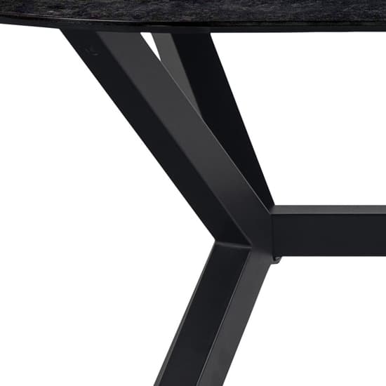 Lexis Ceramic Dining Table With Steel Frame In Black Fairbanks_3