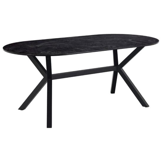 Lexis Ceramic Dining Table With Steel Frame In Black Fairbanks_1