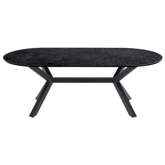 Lexiso Ceramic Coffee Table In Fairbanks Black Furniture in Fashion