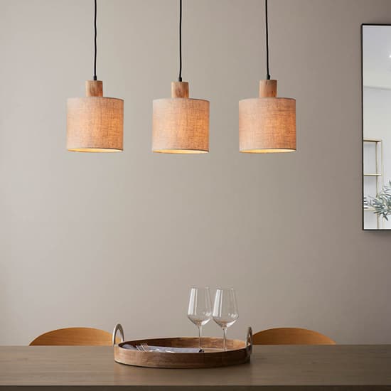 Liberty 3 Lights Linear Ceiling Pendant Light In Natural_4
