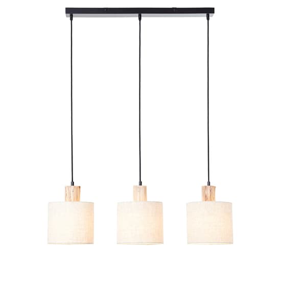 Liberty 3 Lights Linear Ceiling Pendant Light In Natural_5