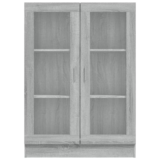 Libet Wooden Display Cabinet In With 2 Doors In Grey Sonoma Oak_5