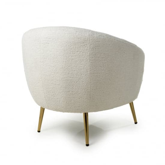 Liege Boucle Fabric Tub Chair In Vanilla White_2