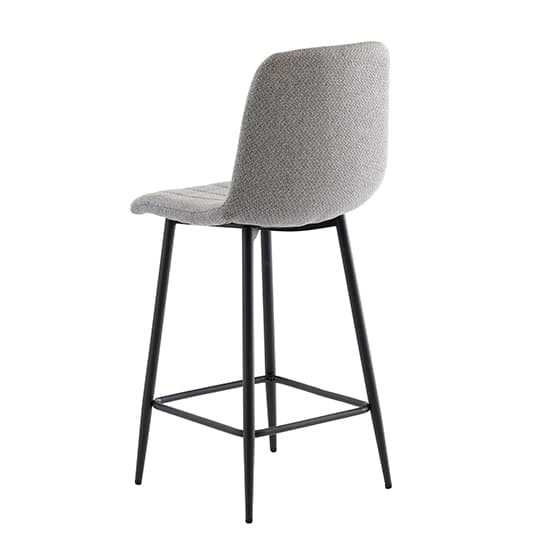 Lillie Fabric Counter Bar Stool In Silver_2