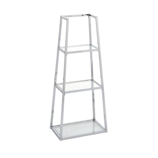 Lima Ladder Display Stand Small In Shiny Chrome Frame_2