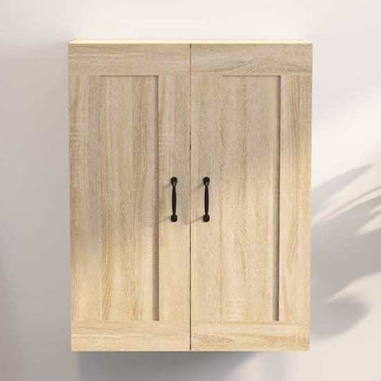 Lima Wooden Wall Storage Cabinet With 2 Doors In Sonoma Oak_1