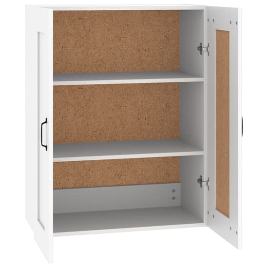 Lima Wooden Wall Storage Cabinet With 2 Doors In White_5