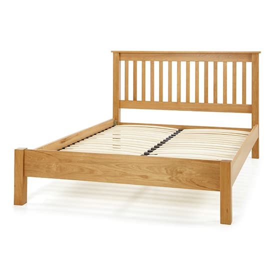 Lincoln Wooden Double Bed In Oak Furniture in Fashion