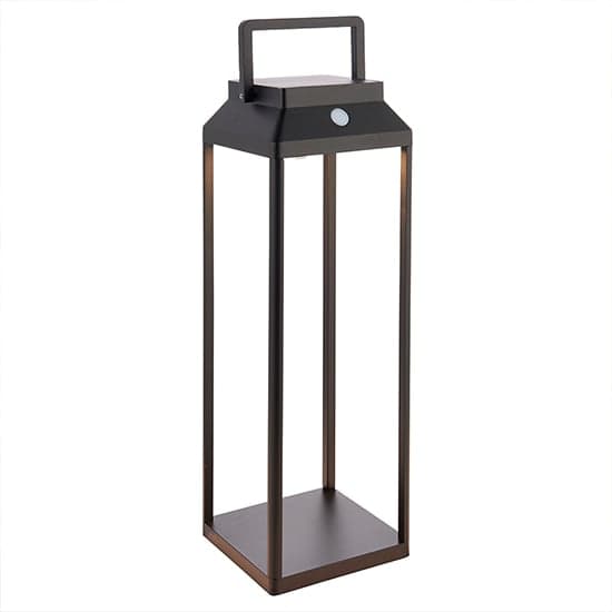 Linterna LED Large Outdoor Table Lamp In Textured Black_6