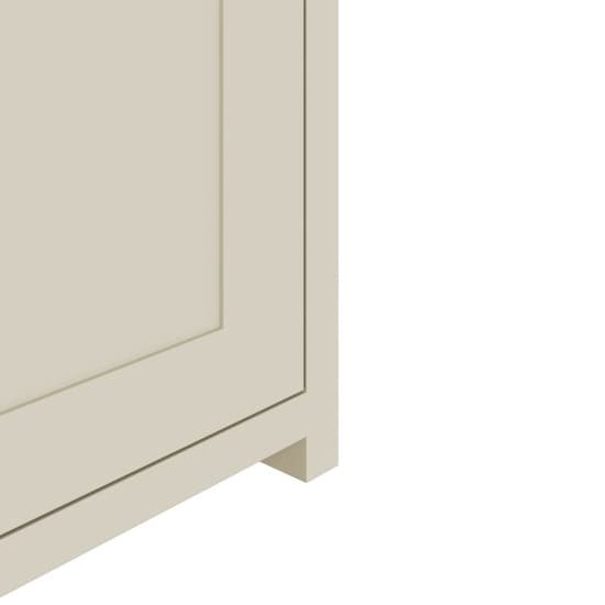 Loftus Wooden Shoe Storage Bench With 2 Doors In Cream_5