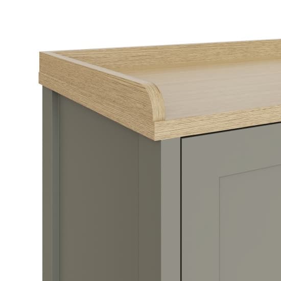 Loftus Wooden Shoe Storage Bench With 2 Doors In Grey_6