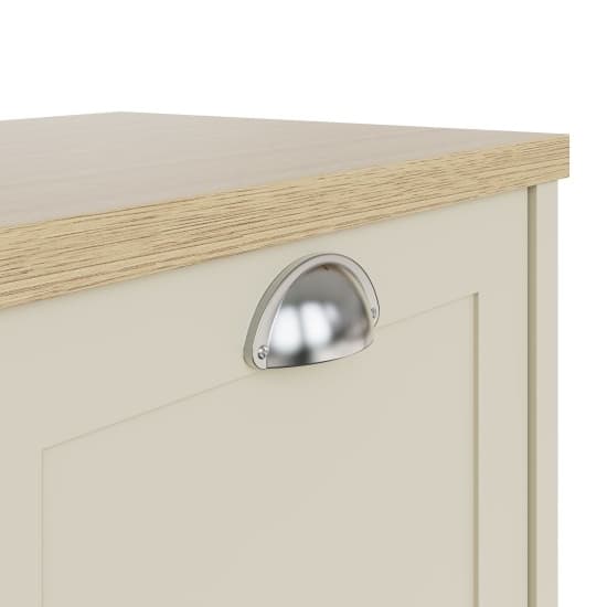 Loftus Wooden Shoe Storage Cabinet With 2 Doors In Cream_4